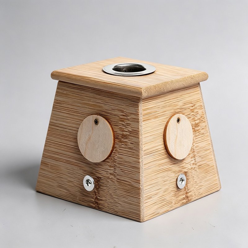 Bamboo 1-hole moxibustion box