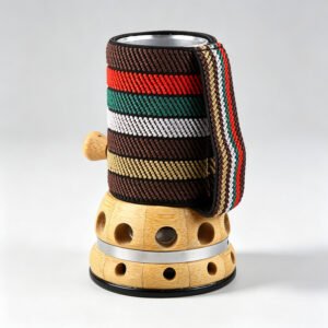 Solid wood BianShi moxibustion scraping jar