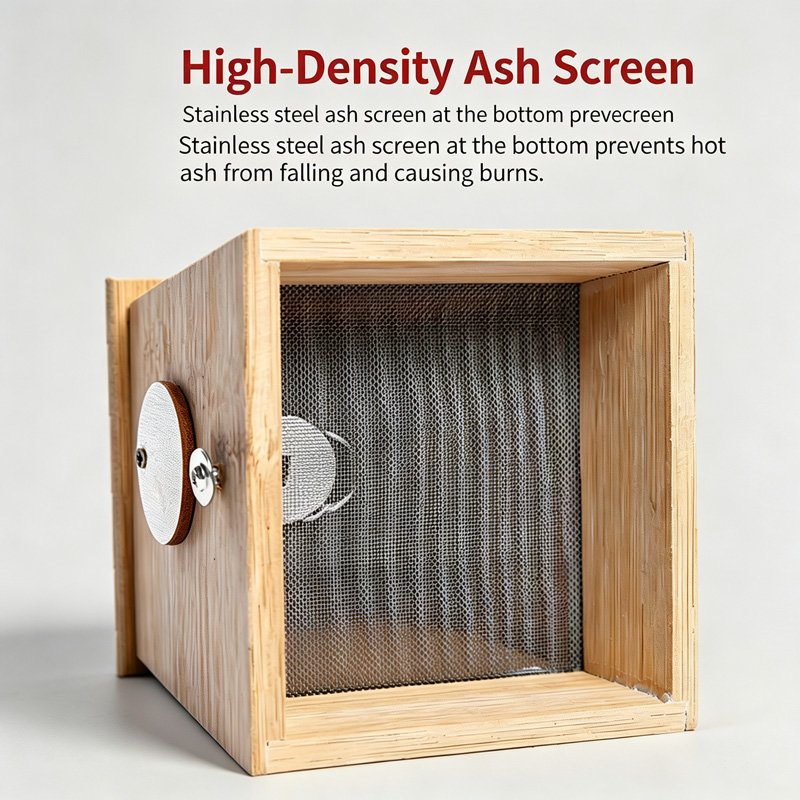 Bamboo 1-hole moxibustion box - 图片 4