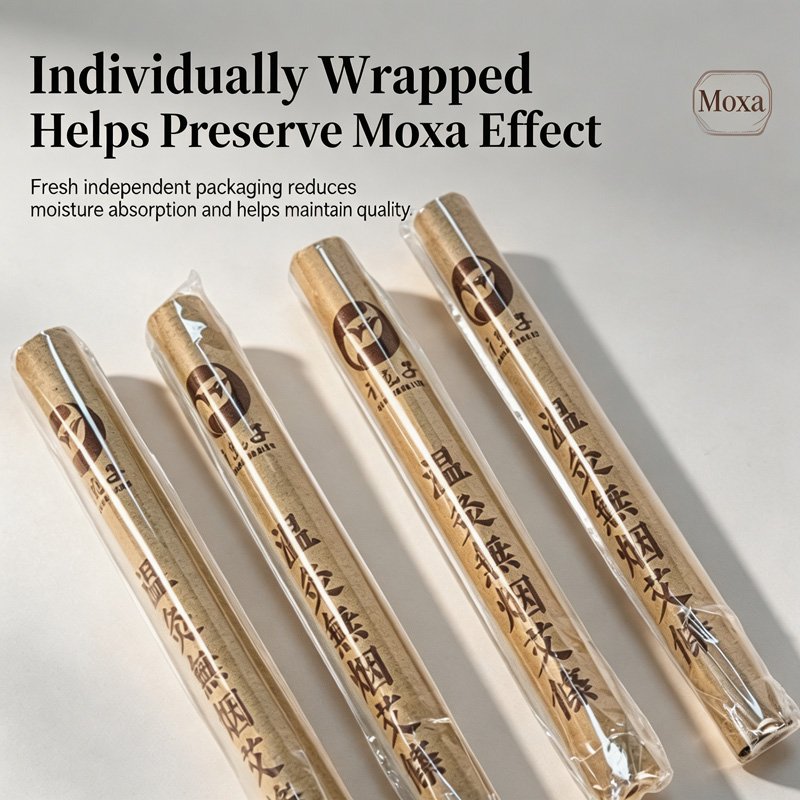 Newly Upgraded Smokeless Moxa Sticks 1.8*20cm 10 sticks/box - 图片 6