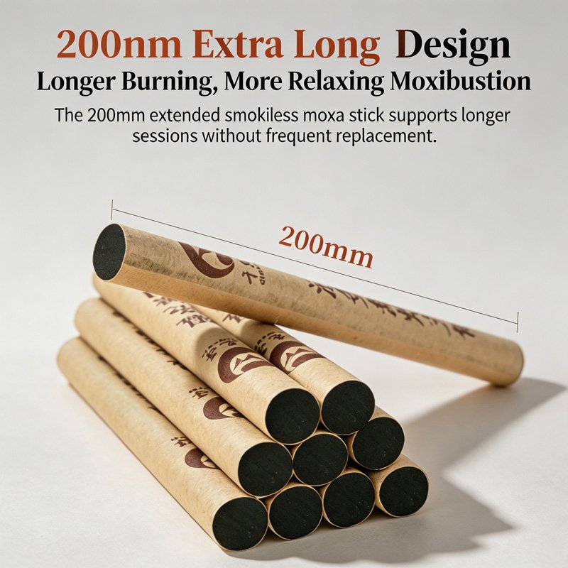 Newly Upgraded Smokeless Moxa Sticks 1.8*20cm 10 sticks/box - 图片 5